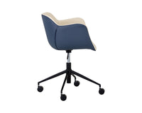 Sunpan Owen Office Chair - Dillon Cream And Dillon Thunder/Town Grey And Roman Grey