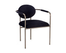 Sunpan Rylan Dining Armchair - Abbington Black/Abbington Navy/Dillon Cream