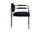 Sunpan Rylan Dining Armchair - Abbington Black/Abbington Navy/Dillon Cream