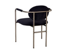 Sunpan Rylan Dining Armchair - Abbington Black/Abbington Navy/Dillon Cream