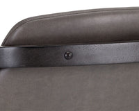 SUNPAN Westley Lounge Chair - Bravo Ash/Dorset Platinum/Leo Cabernet/Polo Club Muslin