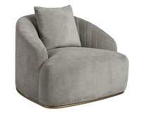 Sunpan Astrid Armchair - Merlot / Polo Club Stone