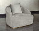 Sunpan Astrid Armchair - Merlot / Polo Club Stone