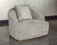 Sunpan Astrid Armchair - Merlot / Polo Club Stone
