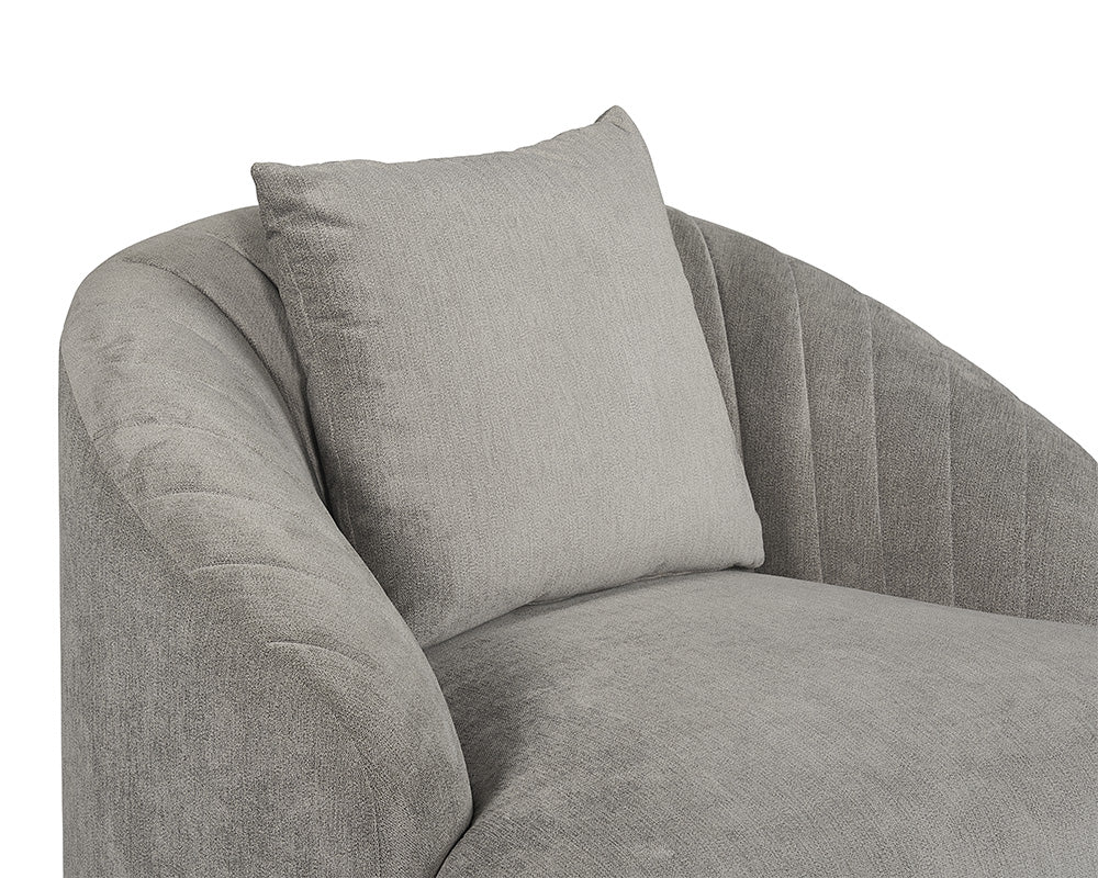 Sunpan Astrid Armchair - Merlot / Polo Club Stone