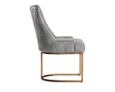 Sunpan Florence Dining Chair - Bravo Admiral/Metal