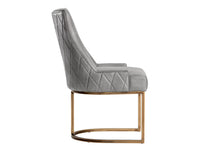 Sunpan Florence Dining Chair - Bravo Admiral/Metal