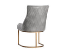 Sunpan Florence Dining Chair - Bravo Admiral/Metal