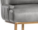 Sunpan Florence Dining Chair - Bravo Admiral/Metal