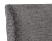 Sunpan Holly Barstool - Abbington Burnt Orange/Zenith Graphite Grey/Zenith Soft Grey