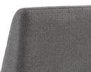 Sunpan Holly Barstool - Abbington Burnt Orange/Zenith Graphite Grey/Zenith Soft Grey