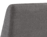 Sunpan Holly Barstool - Abbington Burnt Orange/Zenith Graphite Grey/Zenith Soft Grey