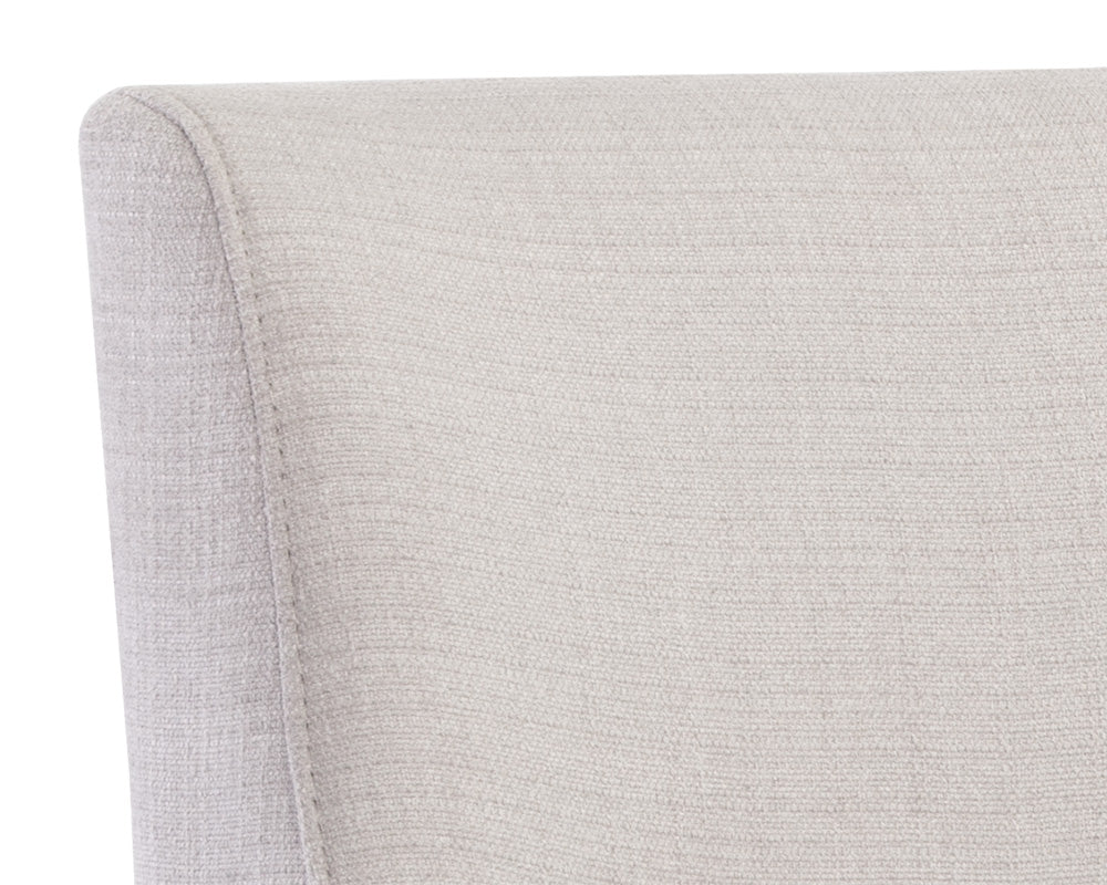 Sunpan Holly Barstool - Abbington Burnt Orange/Zenith Graphite Grey/Zenith Soft Grey