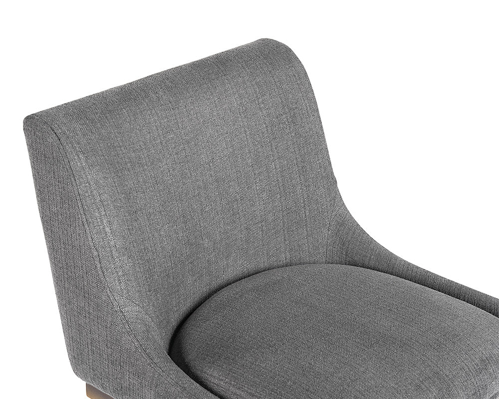 Sunpan Holly Counter Stool - Abbington Burnt Orange/Zenith Graphite Grey/Zenith Soft Grey