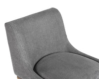 Sunpan Holly Counter Stool - Abbington Burnt Orange/Zenith Graphite Grey/Zenith Soft Grey