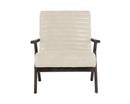 Sunpan Peyton Lounge Chair - Bravo Cream/Cantina Magnetite/Cantina Saddle