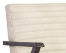 Sunpan Peyton Lounge Chair - Bravo Cream/Cantina Magnetite/Cantina Saddle