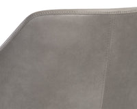 Sunpan Kace Barstool - Bravo Cream/Bravo Metal/Leo Olive/Leo Shale Grey