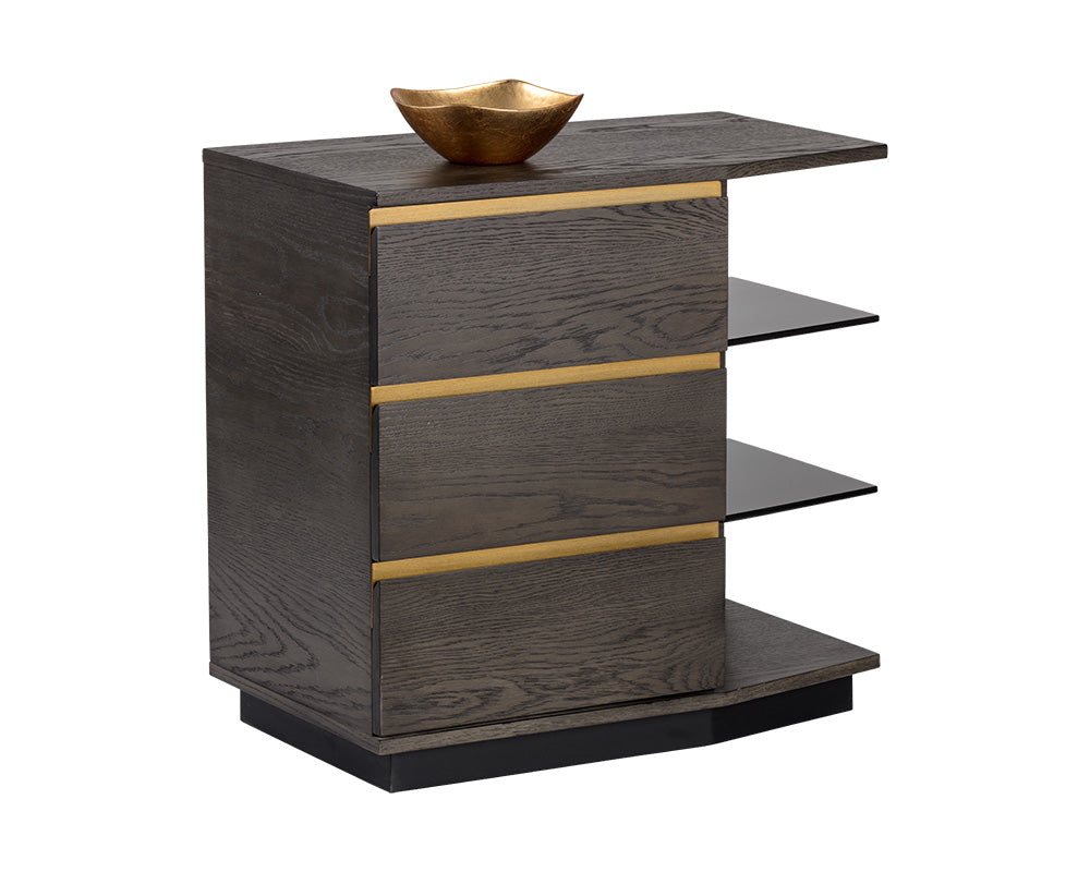 Sunpan Danae Nightstand - Left/Right Side