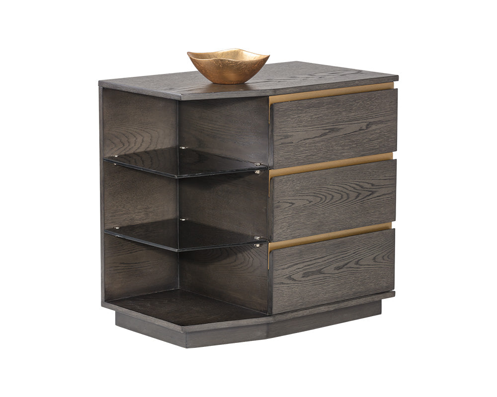 Sunpan Danae Nightstand - Left/Right Side
