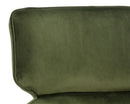 Sunpan Maximus Lounge Chair In Metropolis Blue/Moss Green//Polo Club Stone And Overcast Grey