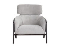 Sunpan Maximus Lounge Chair In Metropolis Blue/Moss Green//Polo Club Stone And Overcast Grey