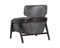 Sunpan Maximus Lounge Chair In Metropolis Blue/Moss Green//Polo Club Stone And Overcast Grey