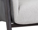 Sunpan Maximus Lounge Chair In Metropolis Blue/Moss Green//Polo Club Stone And Overcast Grey