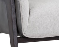 Sunpan Maximus Lounge Chair In Metropolis Blue/Moss Green//Polo Club Stone And Overcast Grey