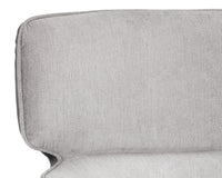 Sunpan Maximus Lounge Chair In Metropolis Blue/Moss Green//Polo Club Stone And Overcast Grey