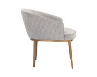 Sunpan Cornella Lounge Chair - Blush Pink/ Forest Green/Polo Club Stone/Shadow Grey