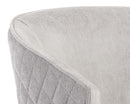 Sunpan Cornella Lounge Chair - Blush Pink/ Forest Green/Polo Club Stone/Shadow Grey