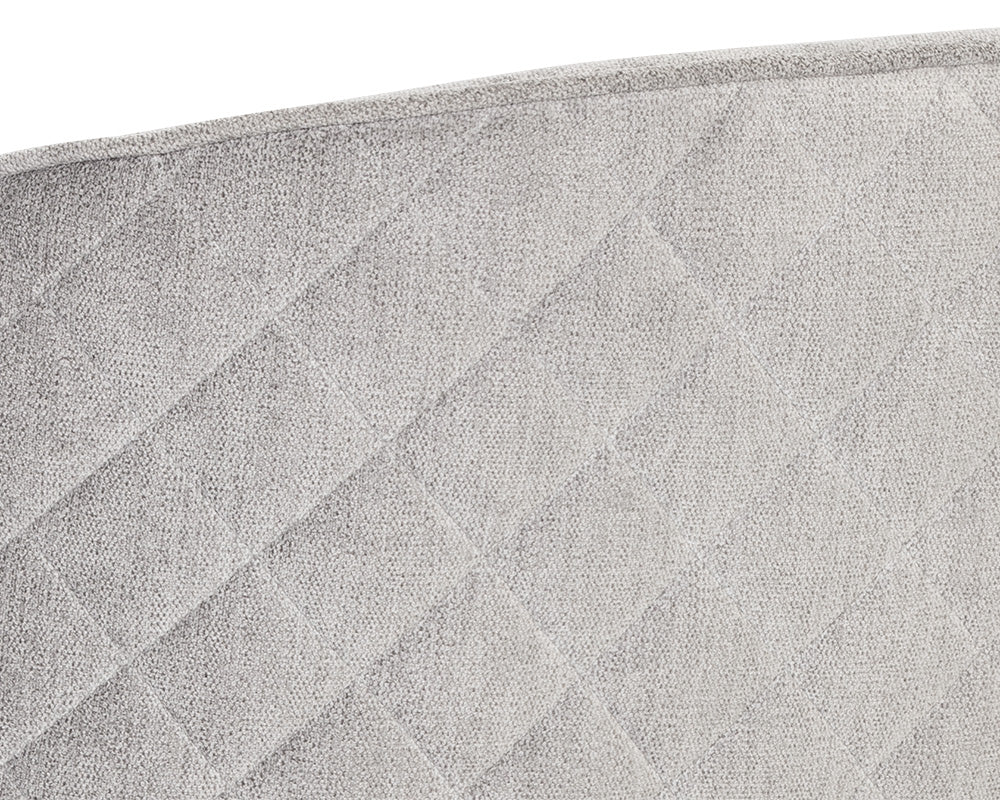 Sunpan Cornella Lounge Chair - Blush Pink/ Forest Green/Polo Club Stone/Shadow Grey