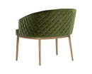 Sunpan Cornella Lounge Chair - Blush Pink/ Forest Green/Polo Club Stone/Shadow Grey