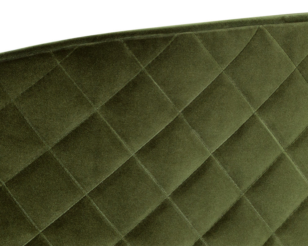 Sunpan Cornella Lounge Chair - Blush Pink/ Forest Green/Polo Club Stone/Shadow Grey