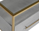 Sunpan Venice Nightstand - Shagreen Leather