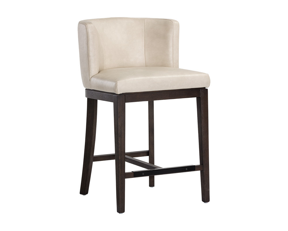 Sunpan Hayden Counter Stool - Autumn Orange/Bravo Cream/Bravo Portabella/Marble/Metropolis Blue/Quarry