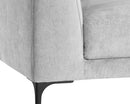 Sunpan Virgo Armchair - Metropolis Blue/Polo Club Kohl Grey/Stone
