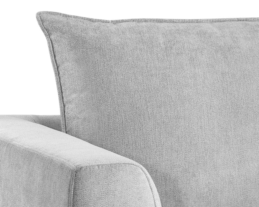 Sunpan Virgo Armchair - Metropolis Blue/Polo Club Kohl Grey/Stone