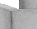 Sunpan Virgo Armchair - Metropolis Blue/Polo Club Kohl Grey/Stone