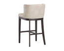 Sunpan Hayden Barstool - Bravo Cream/Bravo Portabella/Marble/Quarry