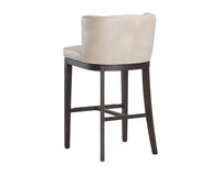 Sunpan Hayden Barstool - Bravo Cream/Bravo Portabella/Marble/Quarry