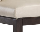 Sunpan Hayden Barstool - Bravo Cream/Bravo Portabella/Marble/Quarry