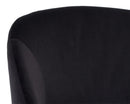 Sunpan Monae Barstool - Abbington Black/Bravo Cream and Polo Club Muslin