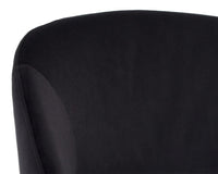 Sunpan Monae Counter Stool - Abbington Black/Bravo Cream and Polo Club Muslin/Moss Green