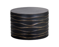 Sunpan Corey Coffee Table in  Small Black / Summer Sand