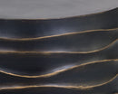 Sunpan Corey Coffee Table in  Small Black / Summer Sand