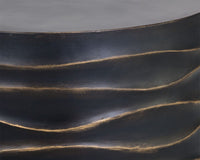 Sunpan Corey Coffee Table in  Small Black / Summer Sand