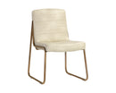 Sunpan Anton Dining Chair - Bravo Cream/Vintage Black