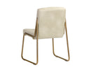 Sunpan Anton Dining Chair - Bravo Cream/Vintage Black